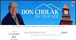 Desktop Screenshot of doncholakrealtor.com
